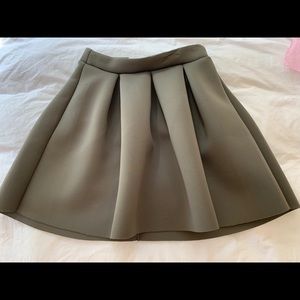 Gray Pleated Skirt Charlotte Russe